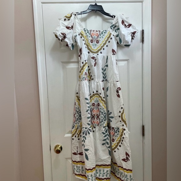 Meadow Rhodes printed White
Maxi Dress with Multicolor Medium - Picture 2 of 3